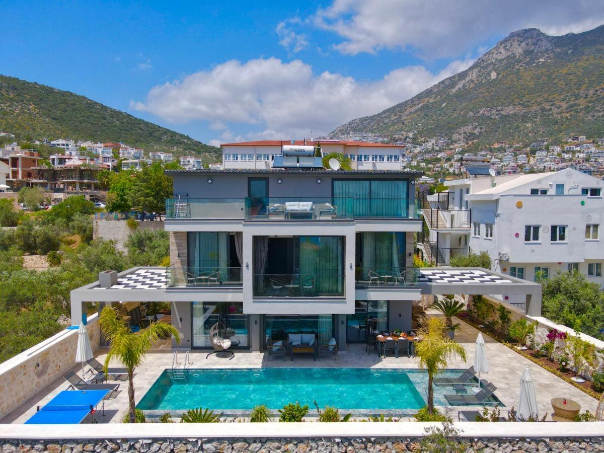 Villa Kazarman, Kalkan'In Kalbinde Denize, Merkeze Kültér fotó