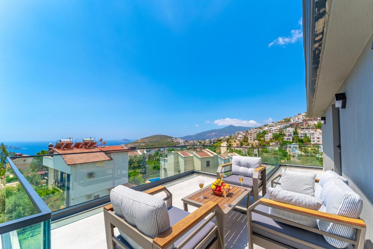 Villa Kazarman, Kalkan'In Kalbinde Denize, Merkeze Kültér fotó