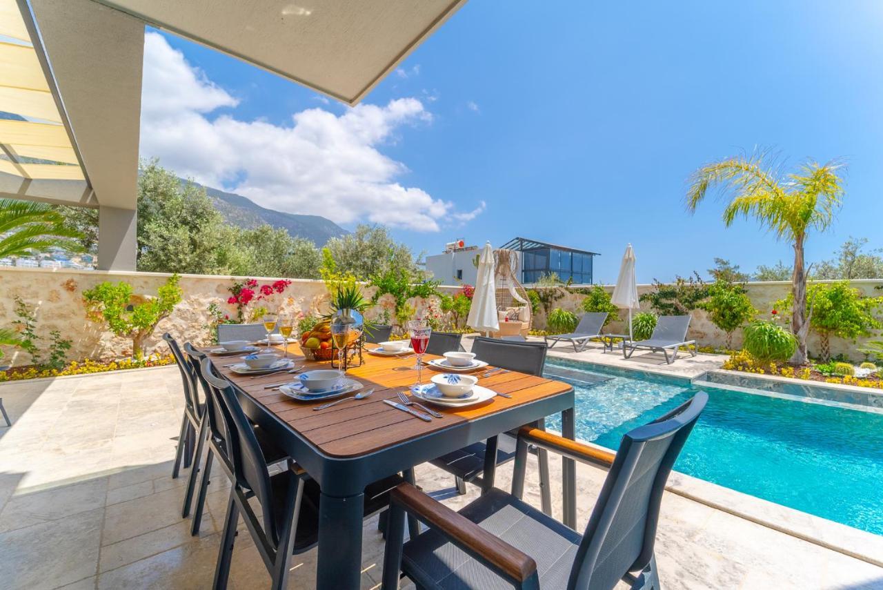 Villa Kazarman, Kalkan'In Kalbinde Denize, Merkeze Kültér fotó